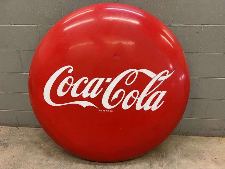 Coca-Cola Round Single Sided Sign image