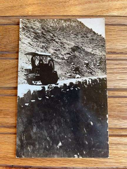 Austin Road Roller Photo Postcard image