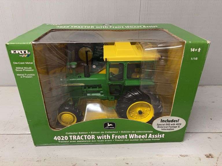 1/16 John Deere 4020 with Front Wheel Assist Ertl image