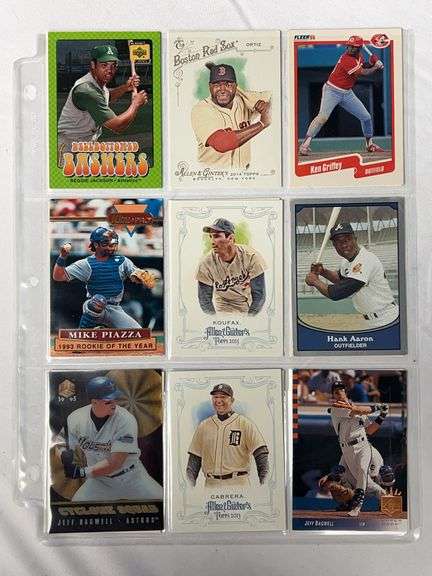 (18) Baseball HOFers & Stars Cards image