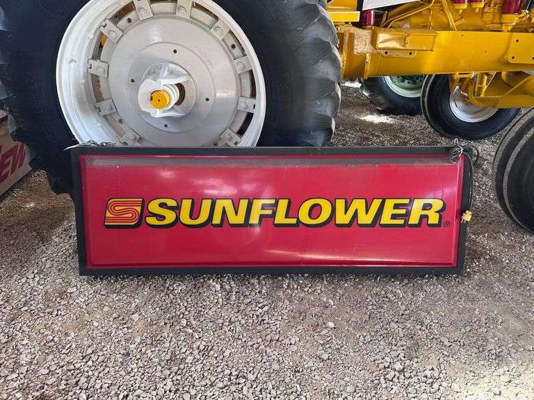 Sunflower Lighted Double Sided Bubble Sign image