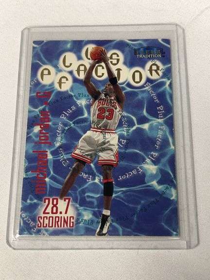 1998 Fleer Tradition #142 Michael Jordan Plus Factor image
