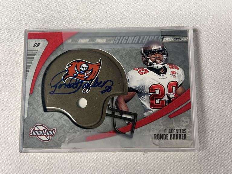 2006 Sweet Spot #SSS-BA Ronde Barber AUTO Card image