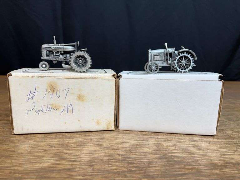 (2) 1/43 Farmall M + McCormick-Deering 10-20 Pewter NIB SC image