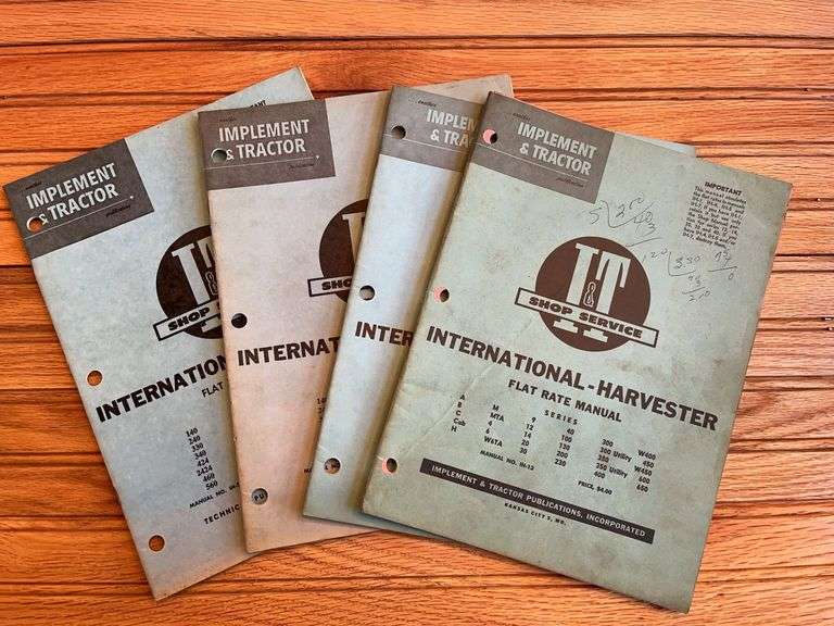 (4) IH I&T Manuals image