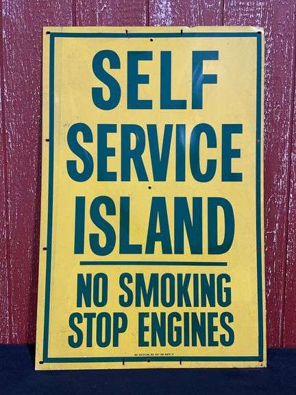 Self Service Island SST Sign image