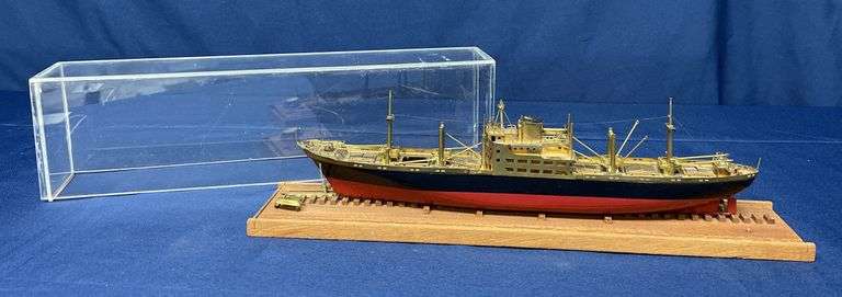 Lady Maru(?) Brass Model Ship image
