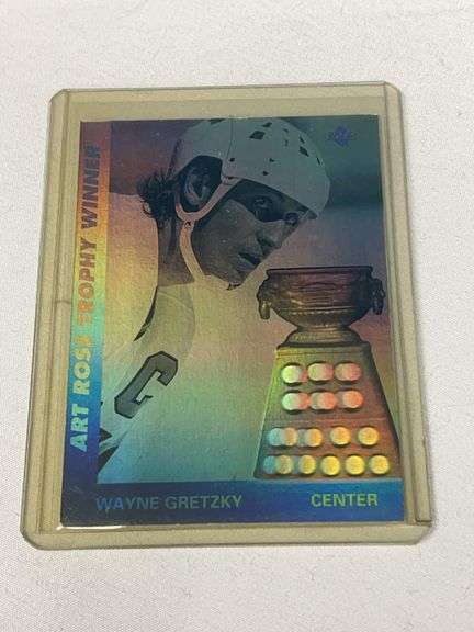 1991 Upper Deck Art Ross Award Winner HOLO INSERT #AW1 Wayne Gretzky image