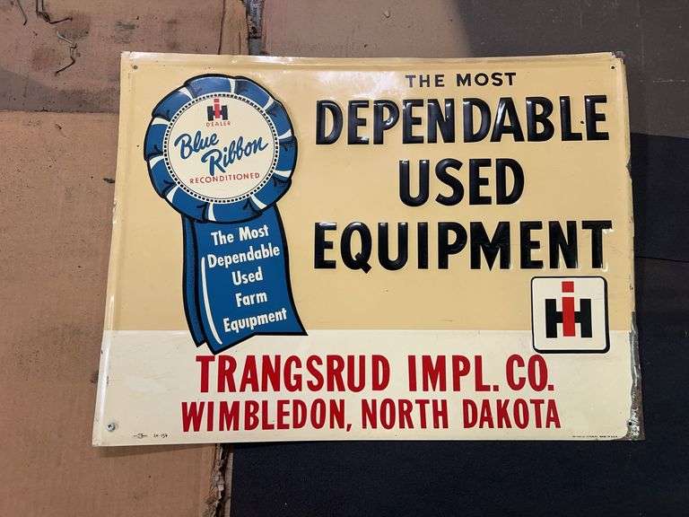 International Harvester Blue Ribbon Sign image
