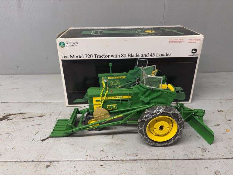1/16 John Deere Model 720 Tractor with 80 Blade and 45 Loader Precision Ertl image