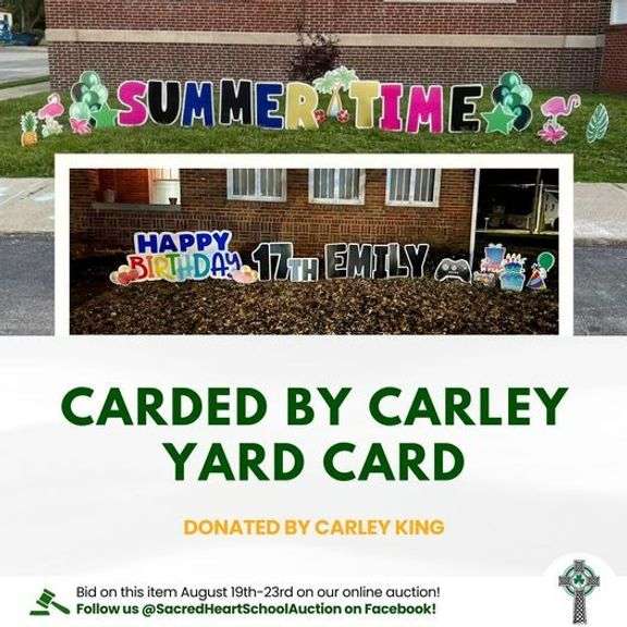 Yard Sign from Carded by Carley image