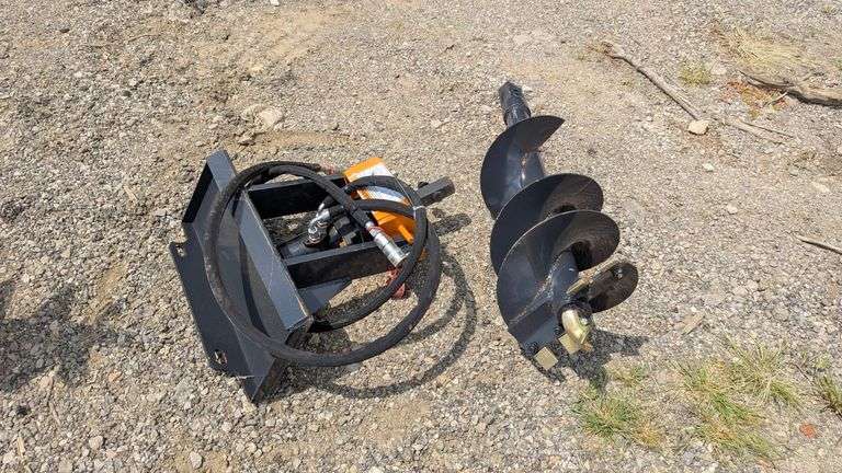 (1) Wolverine Mini Skid Steer Auger Drive and Bit - MAD-12-12D image