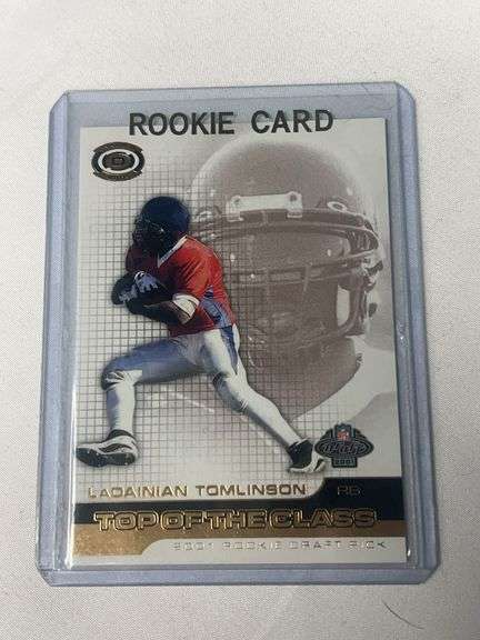 2001 Pacific Dynagon #21 LaDainian Tomlinson ROOKIE image