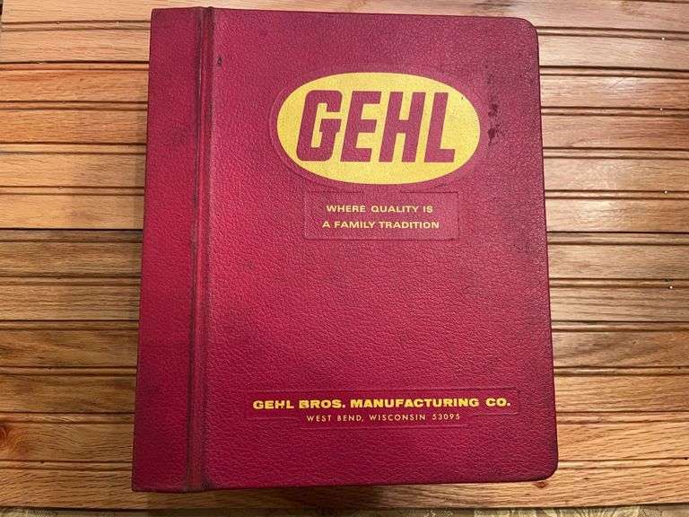Gehl Parts Manual image