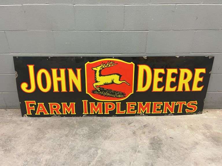 John Deere Single Sided Sign image