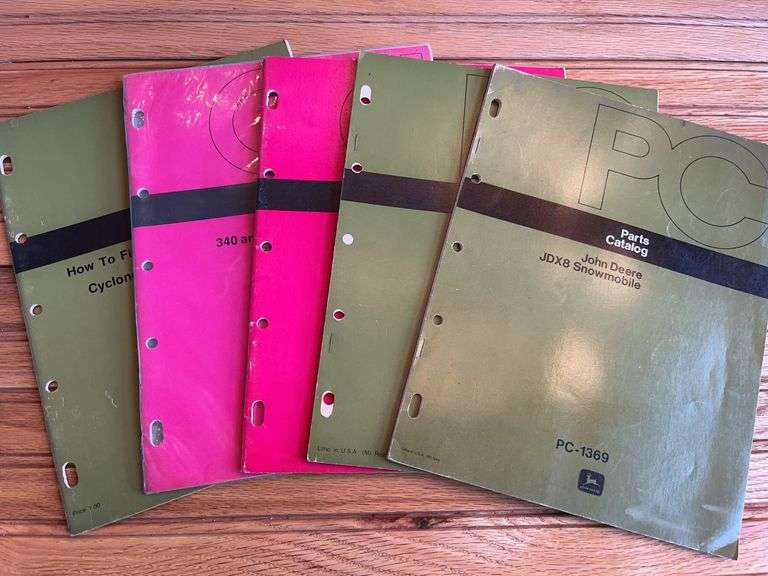 (5) John Deere Snowmobile Manuals image