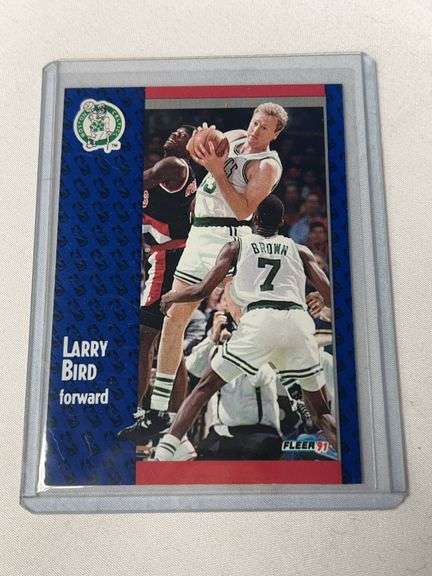 1991 Fleer #8 Larry Bird image