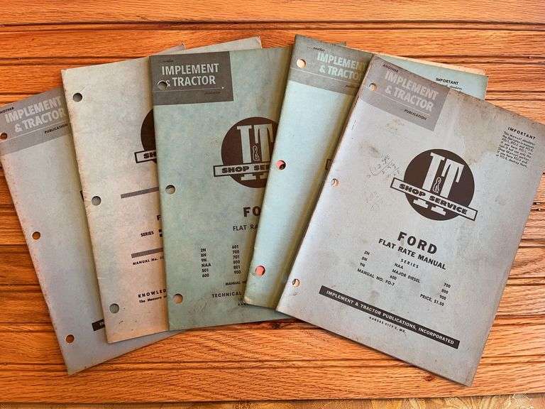 (5) Ford + Ferguson I&T Manuals image