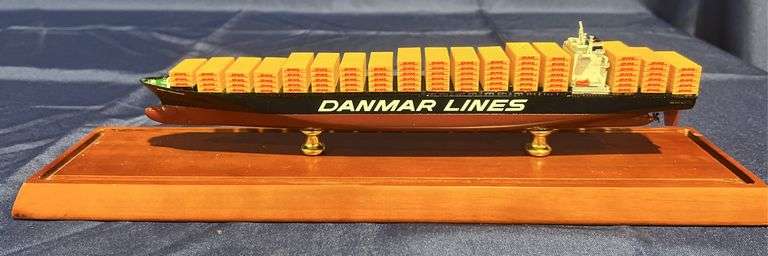 Global Forwarder Danmar Lines DHL Container Ship Rich Creations International Model image