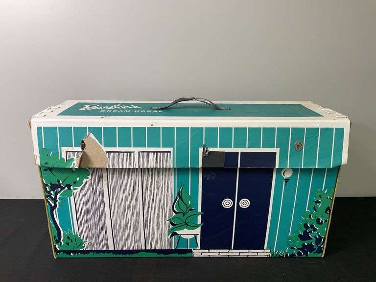 2017 Retro Barbie Dream House Playset w/ Doll image