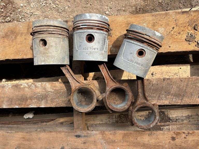 (3) M&W Pistons for Alis Chalmers Tractor image
