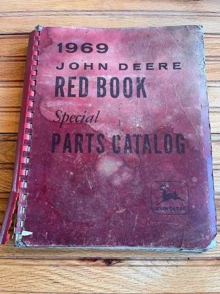 1969 John Deere Red Book Special Parts Catalog image