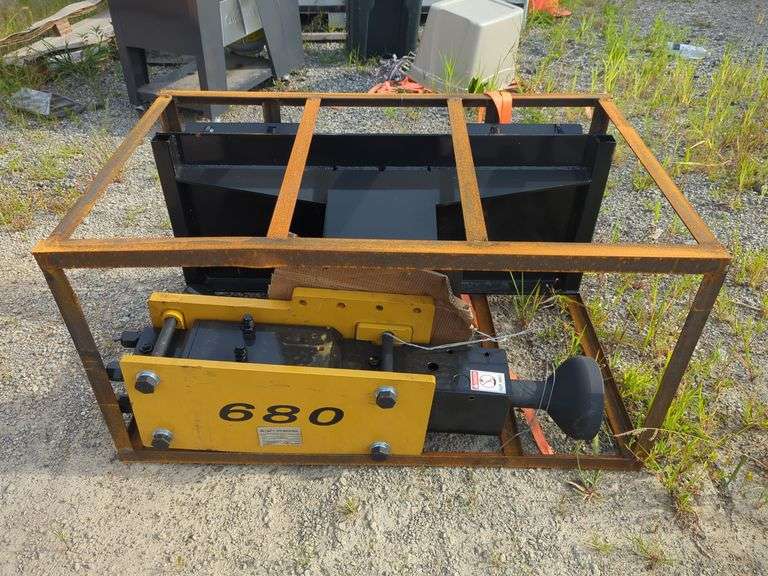 Skid Steer Post Driver - CFG Industrial - PD680-PZ image