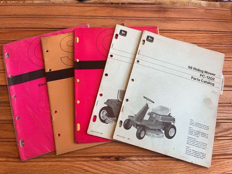 (5) John Deere L&G Mower Manuals image