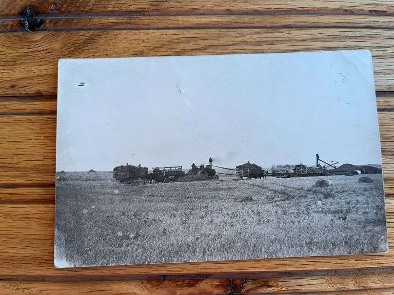Steam Engine Photo Postcard image