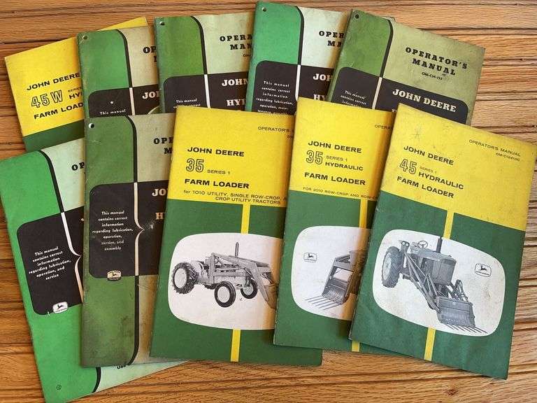 (10) John Deere Loader Manuals image