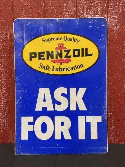 Pennzoil DST Sign image