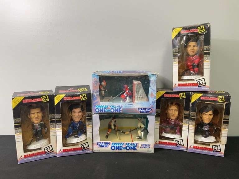 (7) Hockey Bobbleheads & Starting Lineup Figures image
