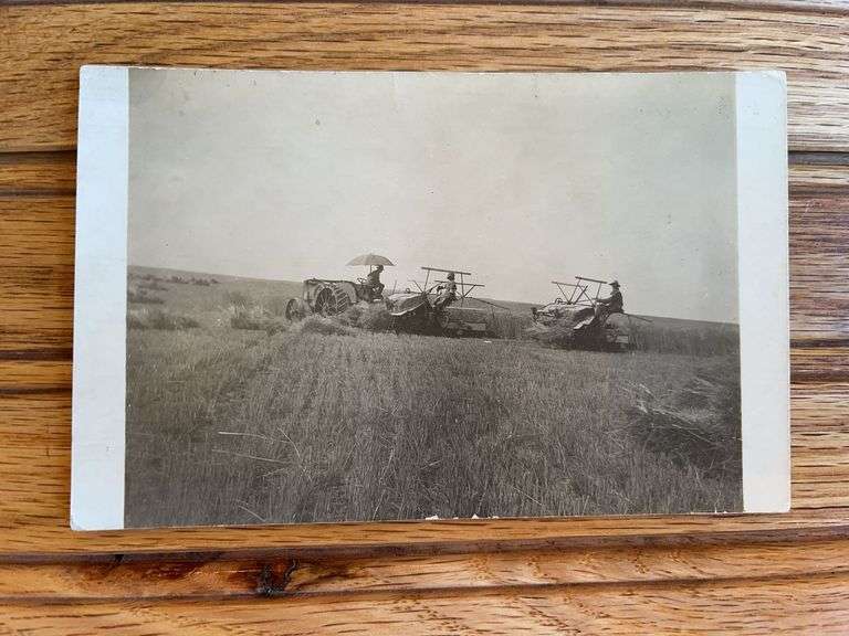 Tractor Photo Postcard image