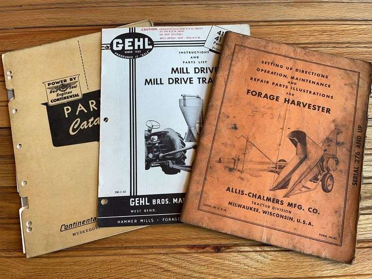(3) AC + Gehl Manuals image