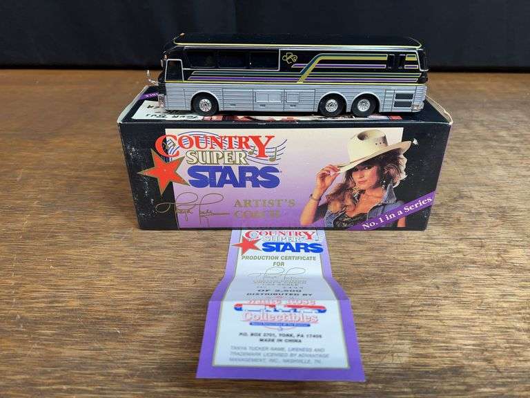 1/64 Tanya Tucker Country Super Stars Bus NIB White Rose image