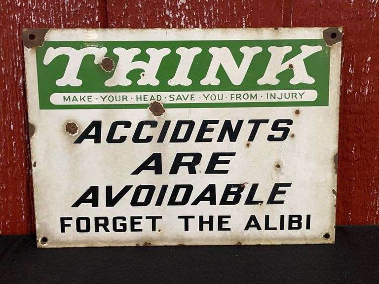 Think Accidents Are Avoidable SSP Sign image
