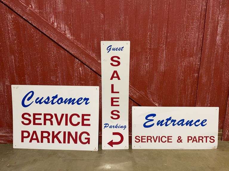 (3) Sales + Service Signs image