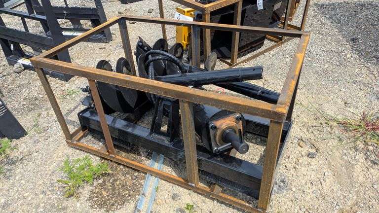 Mower King Hydraulic Auger with 3 bits(6", 12", 14" - SSECAG-Y image