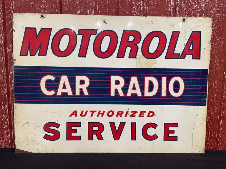 Motorola Car Radio Service DST Sign image