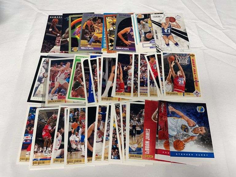 Large Lot of Basketball Stars image