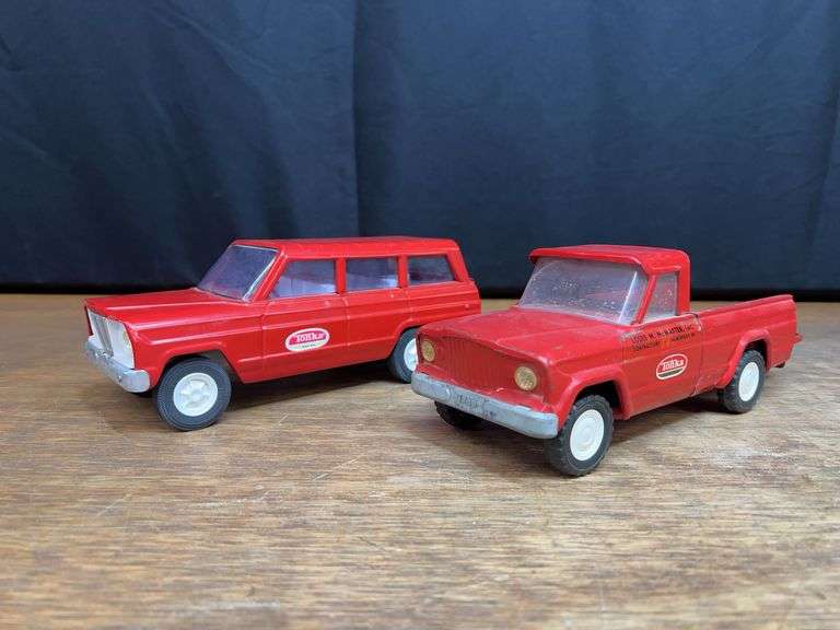 (2) Tonka Jeep Pickup + Wagoneer image