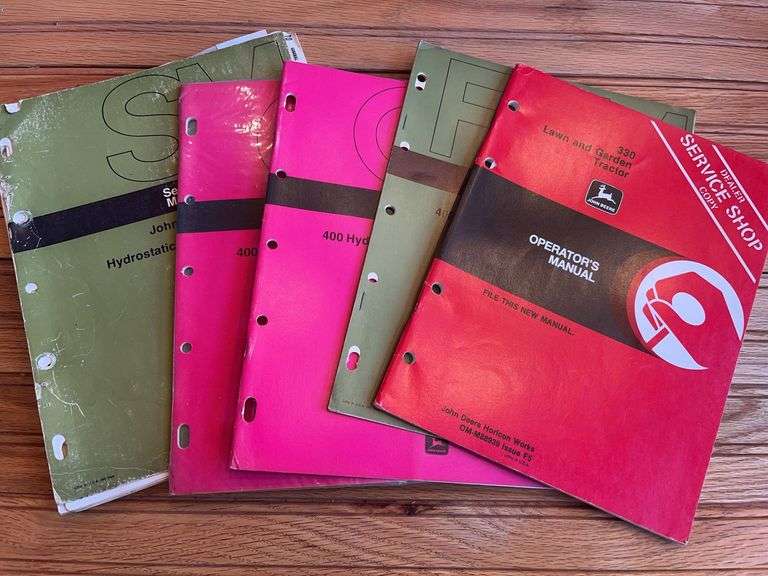 (5) John Deere L&G Tractor Manuals image