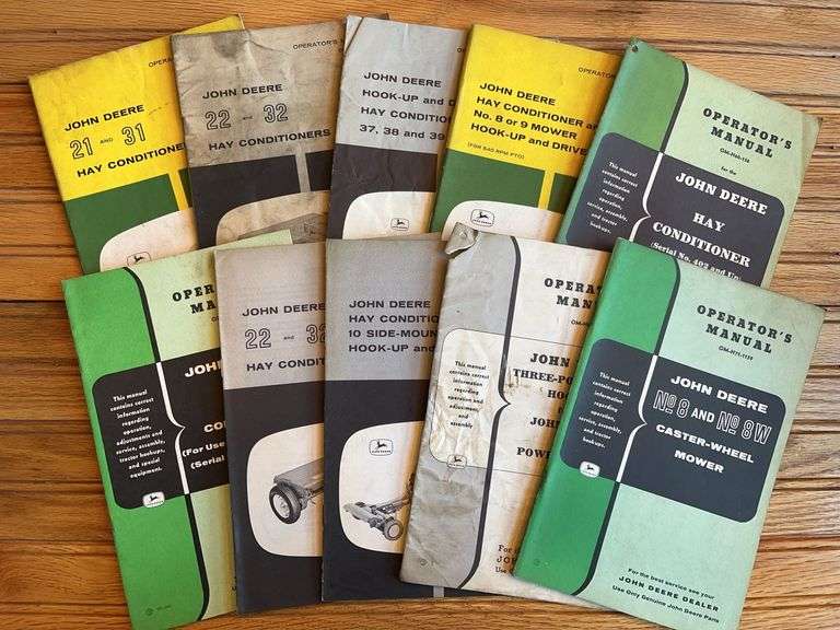(10) John Deere Implement Manuals image