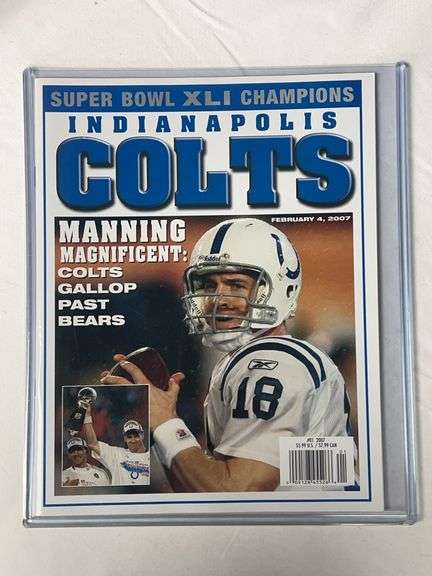 2007 Indianapolis Colts Super Bowl XLI Champions Magazine image