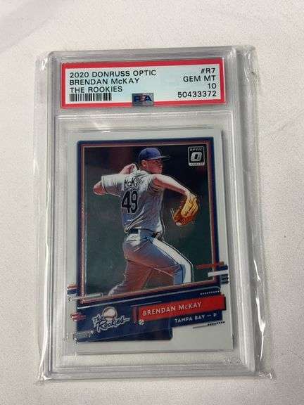 2020 Donruss Optic The Rookies #R7 Bredan McKay Graded PSA 10 GEM image