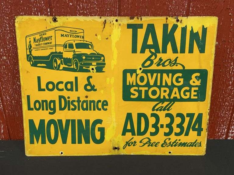 Mayflower Moving + Jack Page Real Estate DST Sign image