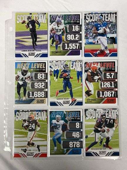 (18) Football HOFers & Stars Cards image