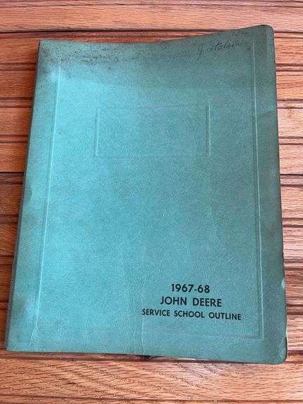 1967-68 John Deere Service School Outline image