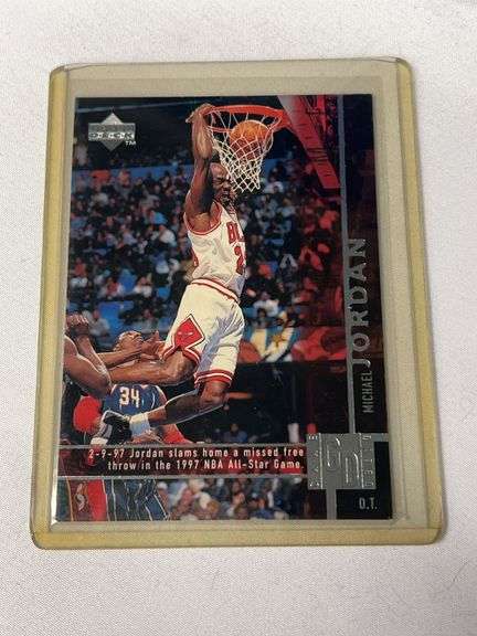 1997 Upper Deck #316 Michael Jordan Game Date image