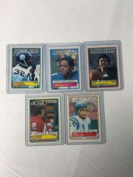(5) 1983 Topps NFL Stars (Harris, Dorsett) image